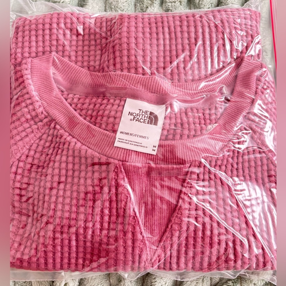 WOMENS THE NORTH FACE WAFFLE SHIRT, size M - Picture 9 of 10